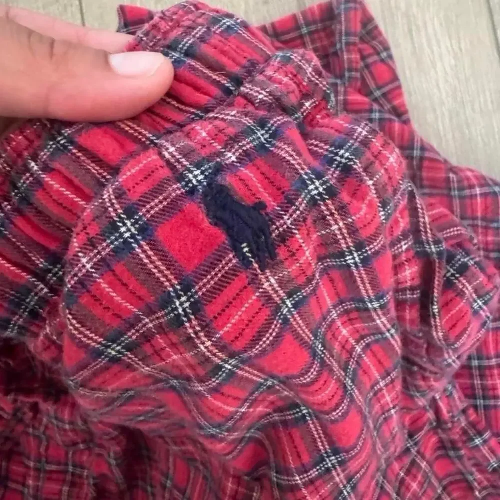 Ralph lauren red plaid flannel